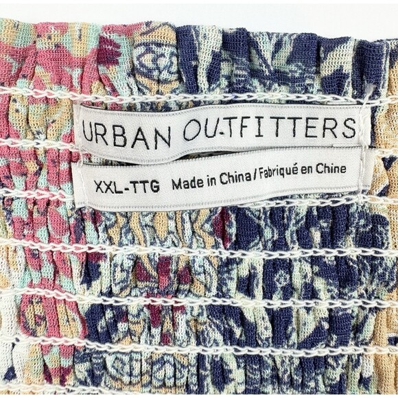 Urban Outfitters Audrey Floral Mesh Babydoll Coquette Patchwork Mini Dress, XXL - Picture 11 of 15